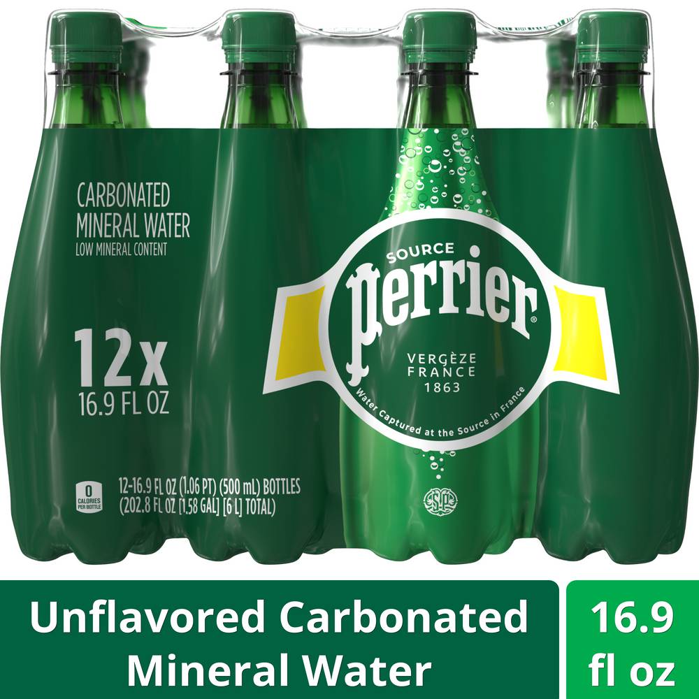 Perrier Sparkling Water (12 x 16.9 fl oz)