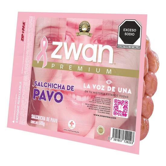Zwan salchichas de pavo