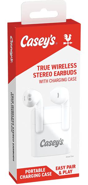 Casey's Wireless Earbuds With Charging Case