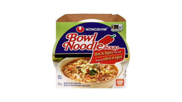 Nong Shim Noodle Bowl Hot & Spicy 86g