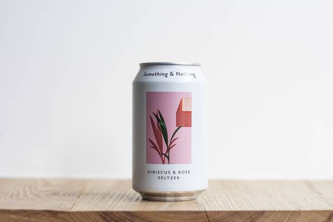 Something & Nothing Hibiscus & Rose Non Alcoholic Seltzer