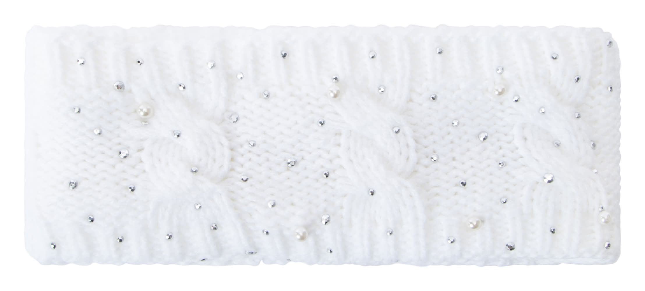Plush Lining Headband White