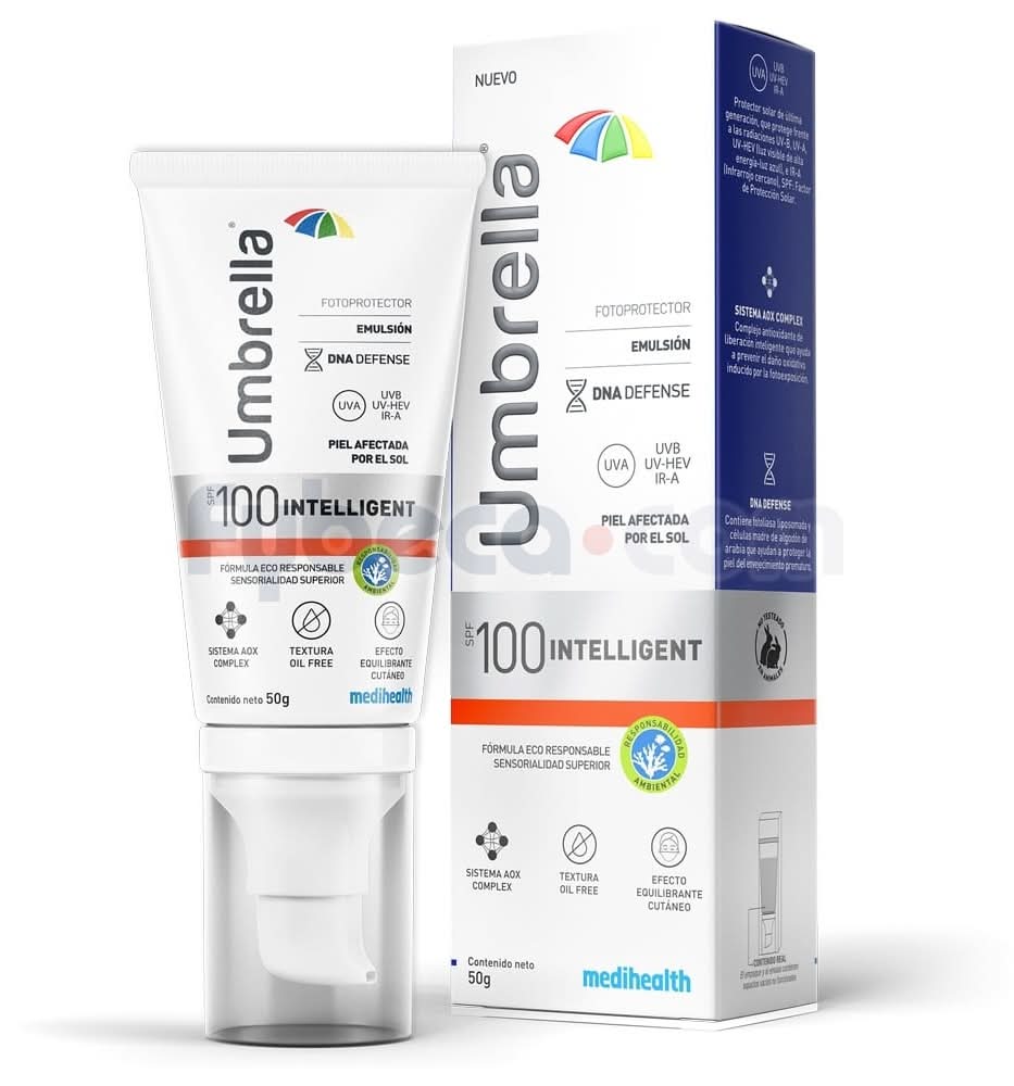 Umbrela Intelligent Spf 100 X 50G Caja X 1