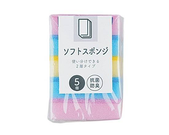 МT ソフトスポンジ 5個【家庭用品】