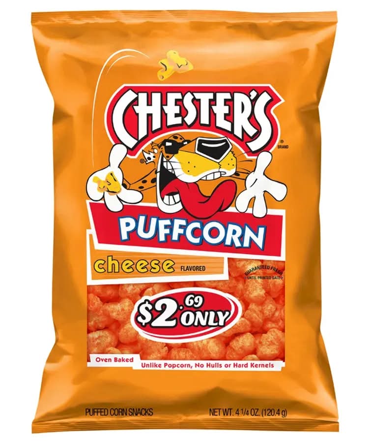 Chester's Puffcorn Cheese Snacks