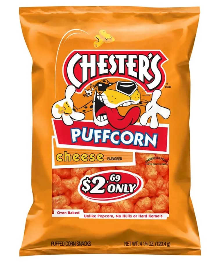 Chester's Puffcorn Cheese Snacks