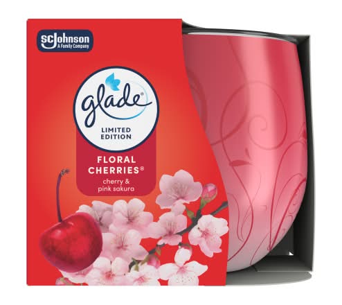 Glade Frosted Floral Cherry, Scented Candle (108g)