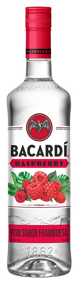 Bacardí · Licor de ron, frambuesa (750 ml)