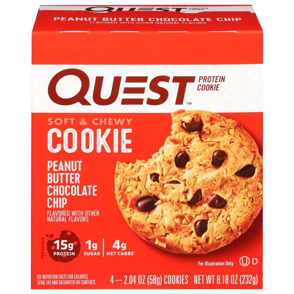 Quest Peanut Butter Chocolate Chip Cookie (8.2 oz)