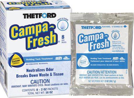 Thetford Campa-Fresh® Free And Clear 8-Pack Dry Holding Tank Treatment, 96730