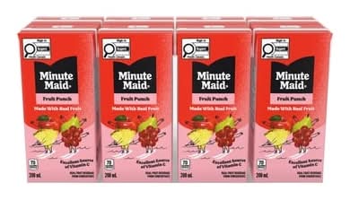 Minute maid jus de fruit 100% (10 pièces, 200 ml) (punch aux fruits)