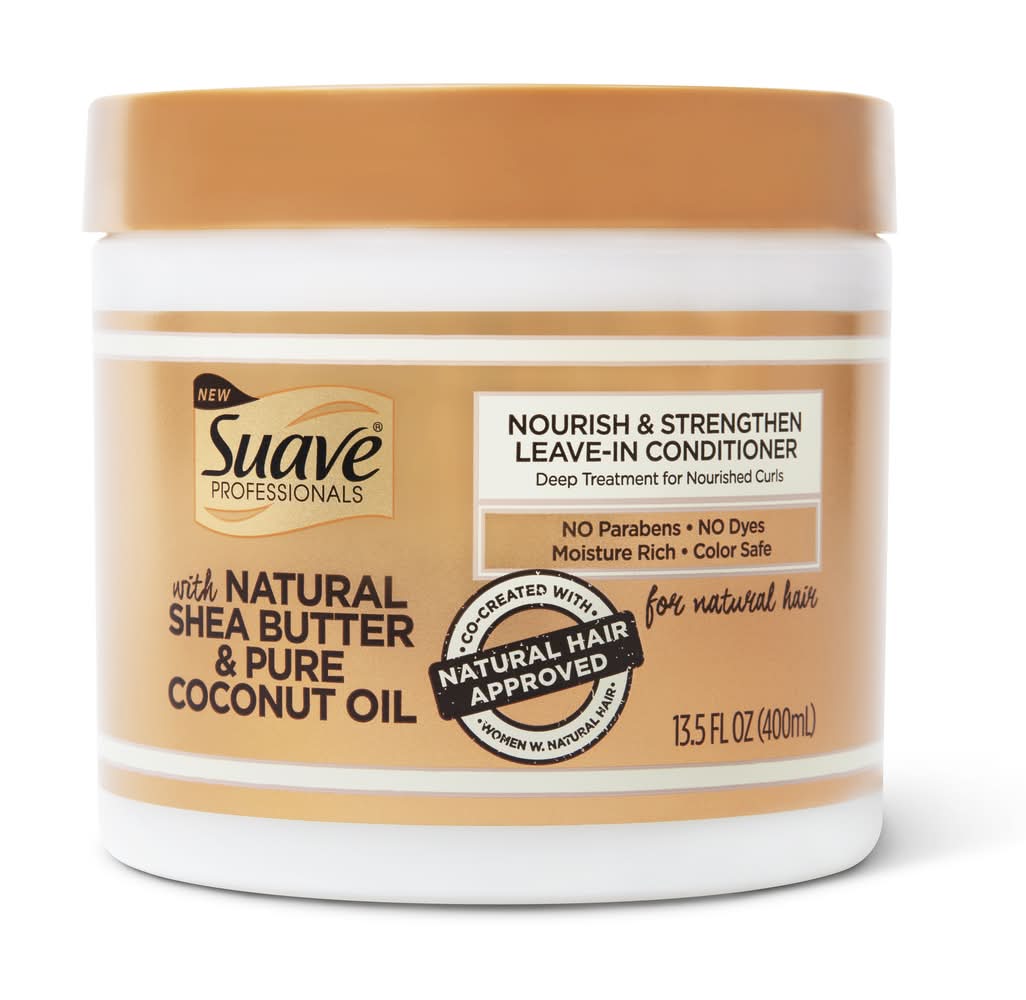 Suave Professionals Shea Butter & Coconut Oil Conditioner For Natural Hair (13.5 fl oz)