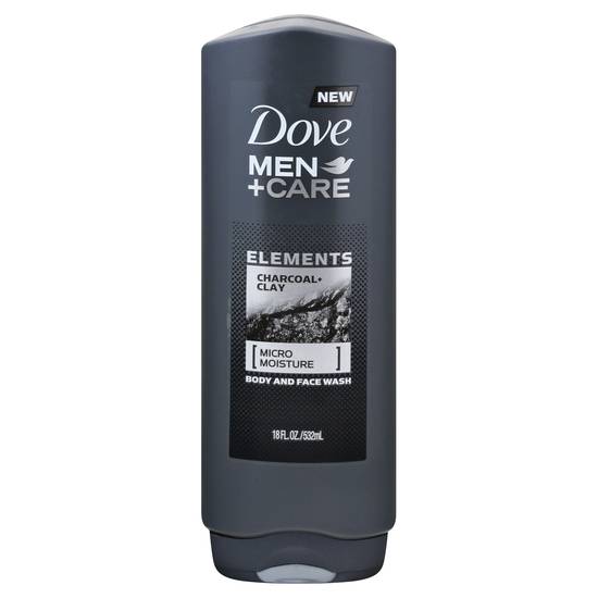 Dove Men+Care Elements Charcoal + Clay Body & Face Wash
