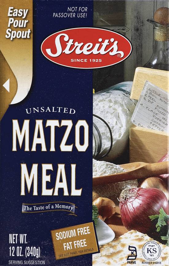Streit's Unsalted Matzo Meal