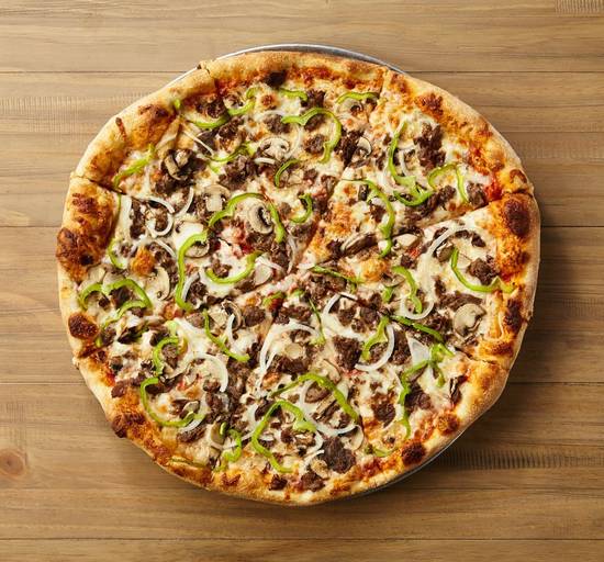 Steak and Cheese Pizza - Med 12"