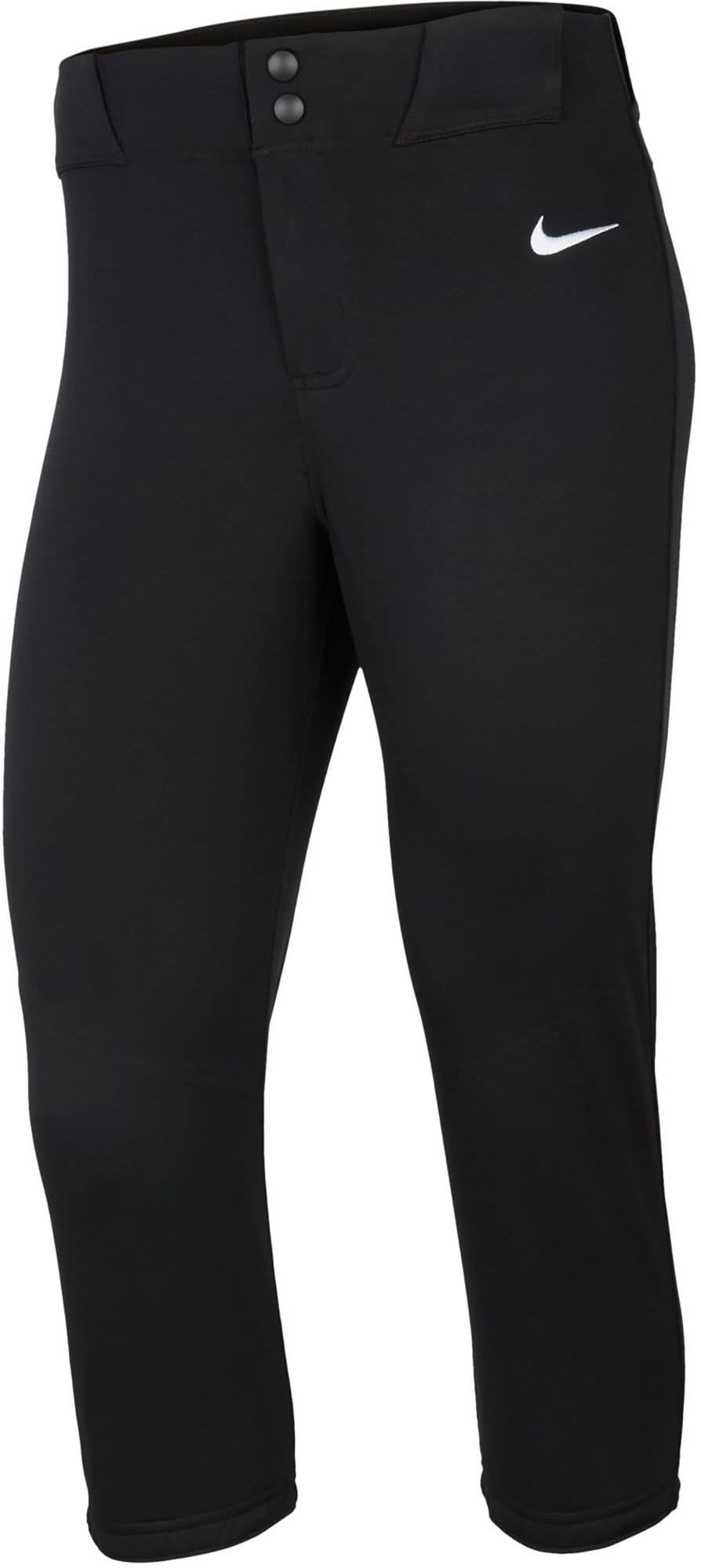 Nike Women's Vapor Select 2 Softball Pants (Black/White, S)