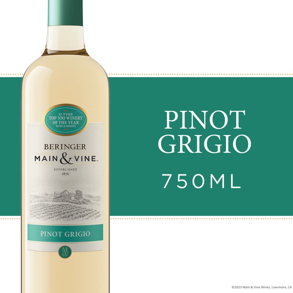 Beringer California Pinot Grigio Wine, 2009 (750 ml)