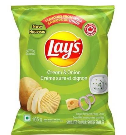 Lay's Cream & Onion (165 g)
