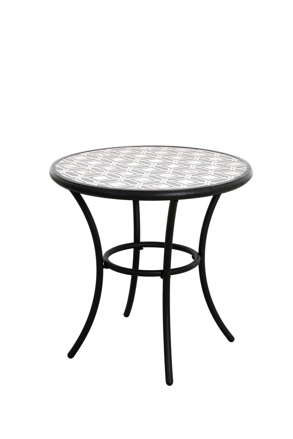 Style Selections Pelham Bay Round Outdoor Bistro Table 28-in W x 28-in L | 720.205.001-2