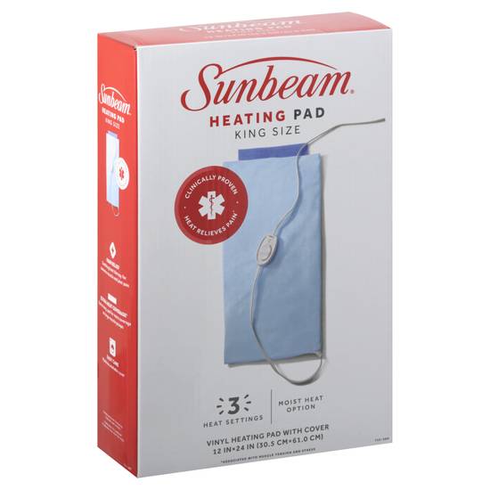 Sunbeam Heating Pad With Cover