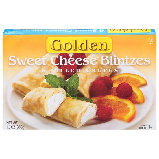 Golden Sweet Cheese Blintzes (6 ct)
