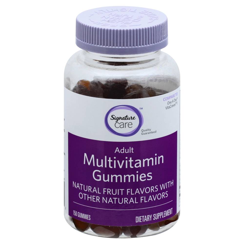 Signature Care Adult Multivitamin Gummies, Fruit (150 ct)