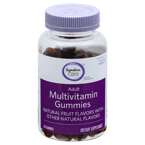 Signature Care Adult Multivitamin Fruit Flavored Gummies (150 ct)