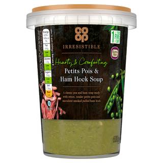 Co-op Irresistible Petits Pois & Ham Hock Soup 600g