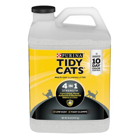 Tidy Cats 4 in 1 Strength Multi-Cat Clumping Litter (20 lbs)