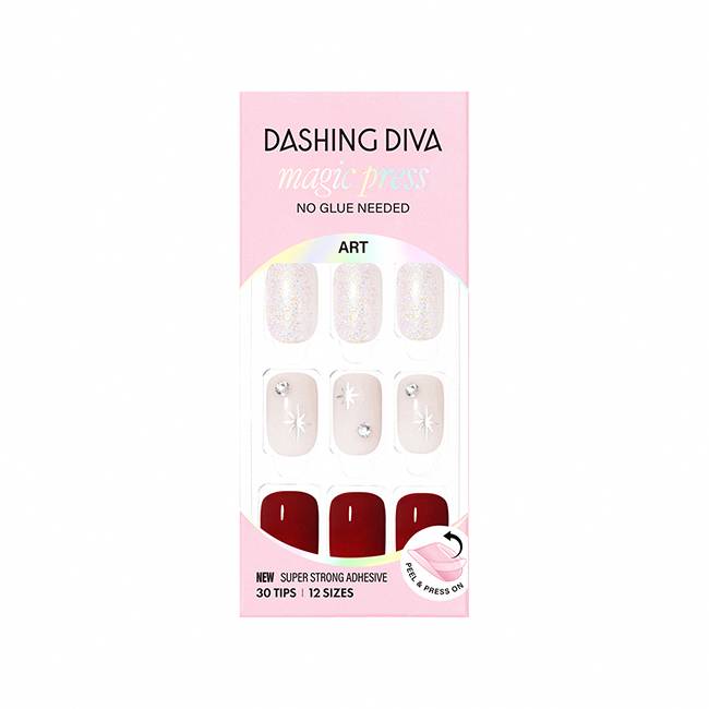 Dashing Diva/M 薄型經典美甲片-閃耀流星-30片