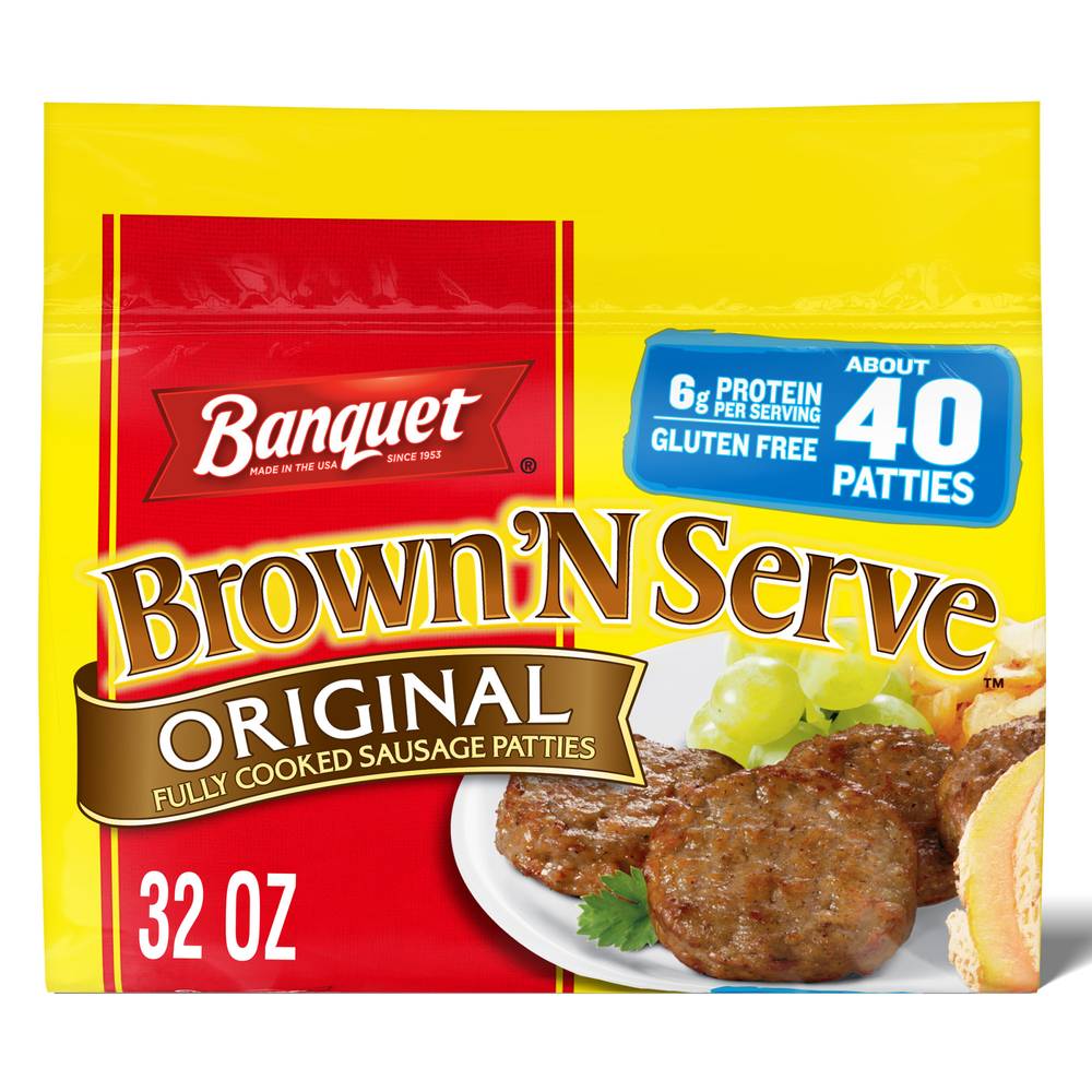 Banquet Brown N Serve Original Sausage Patties