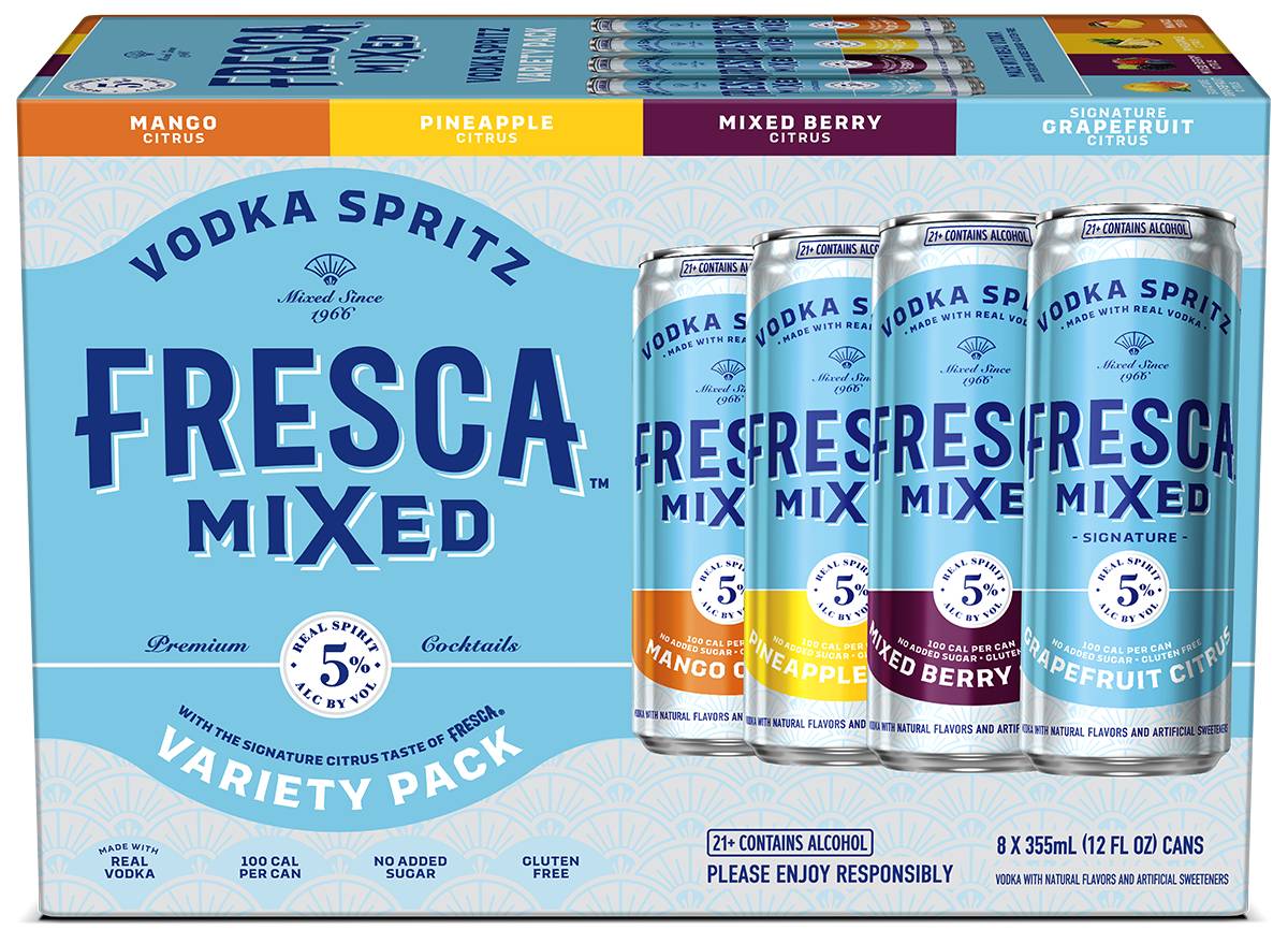 Fresca Mixed Variety Vodka Spritz (8 pack, 12 fl oz)