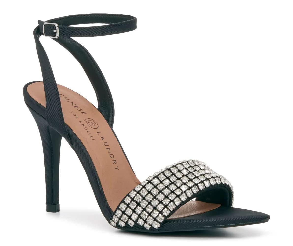 Chinese Laundry Justine Sandal (Black Medium - 6.5)