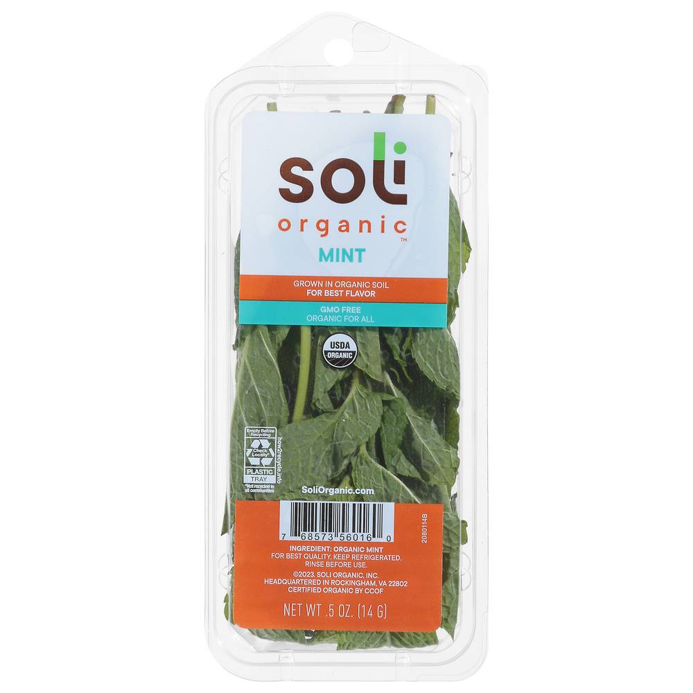 Produce Soli Organic Fresh Mint (5 oz)