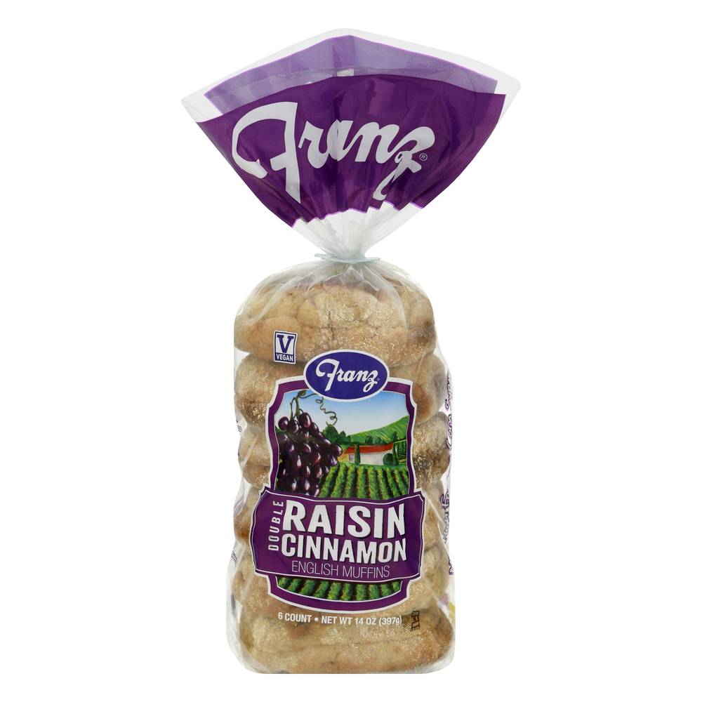 Franz Double Raisin Cinnamon English Muffins (14 oz)