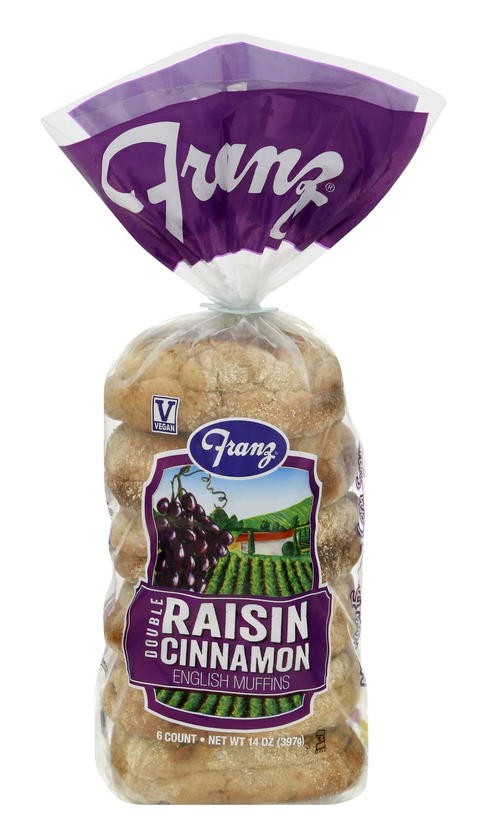 Franz Double Raisin Cinnamon English Muffins (14 oz)