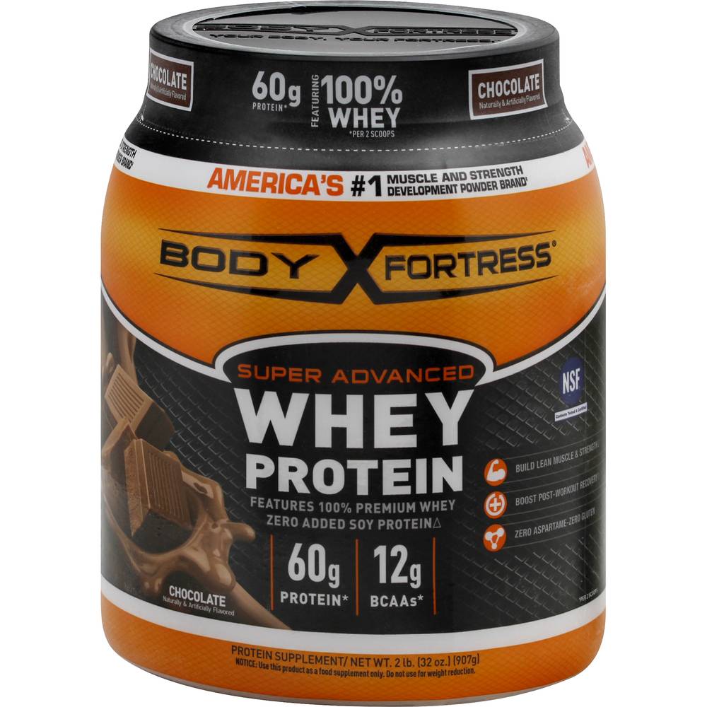 Body Fortress Super Advanced Chocolate Whey Protein (2 lbs)