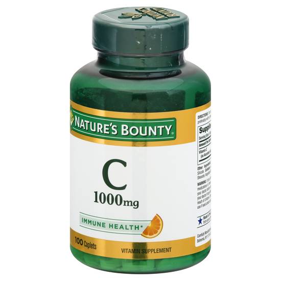 Nature's Bounty Vitamin C 1000mg Caplets