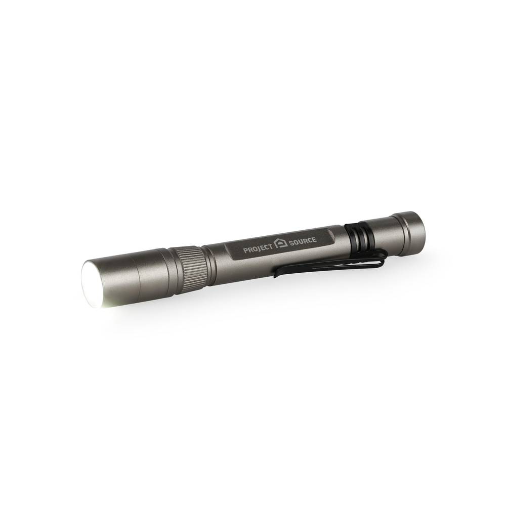 Project Source 180-Lumen 2 Modes LED Spotlight Flashlight with Batteries Included | LP-PS1045