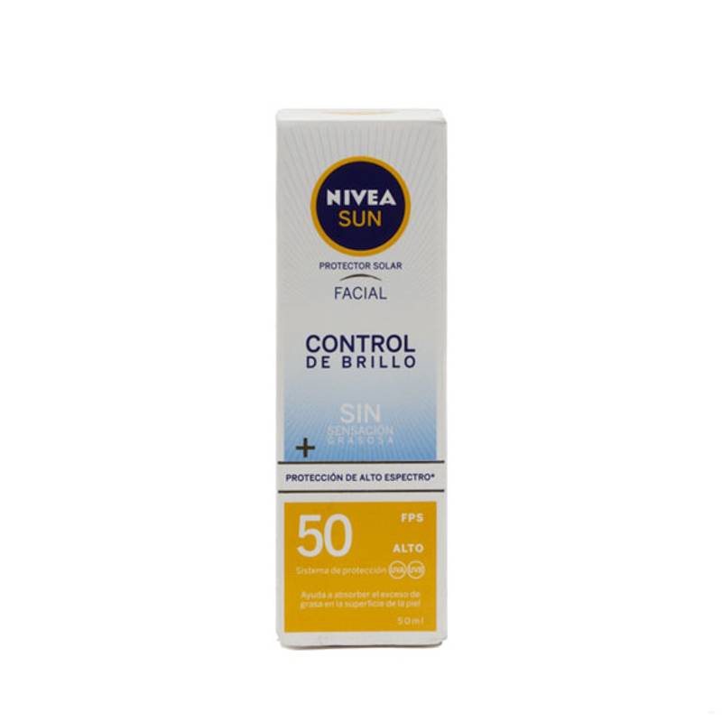 Nivea protector solar facial control de brillo fps50 (50 ml)