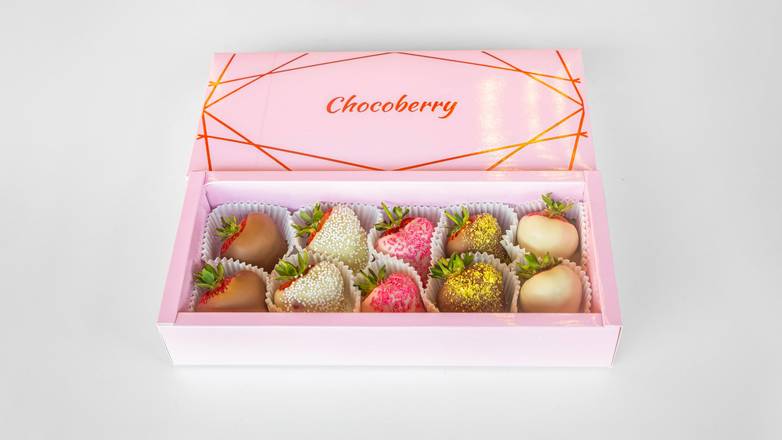 Chocolate strawberries Gift Box(10)