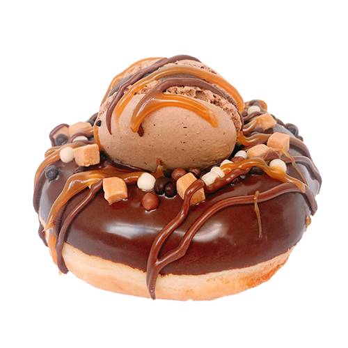 Praline Macaron Donut