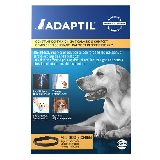 ADAPTIL 24-7 Calming Collar for Dogs - Med/Large Dogs (Size: Medium/Large)