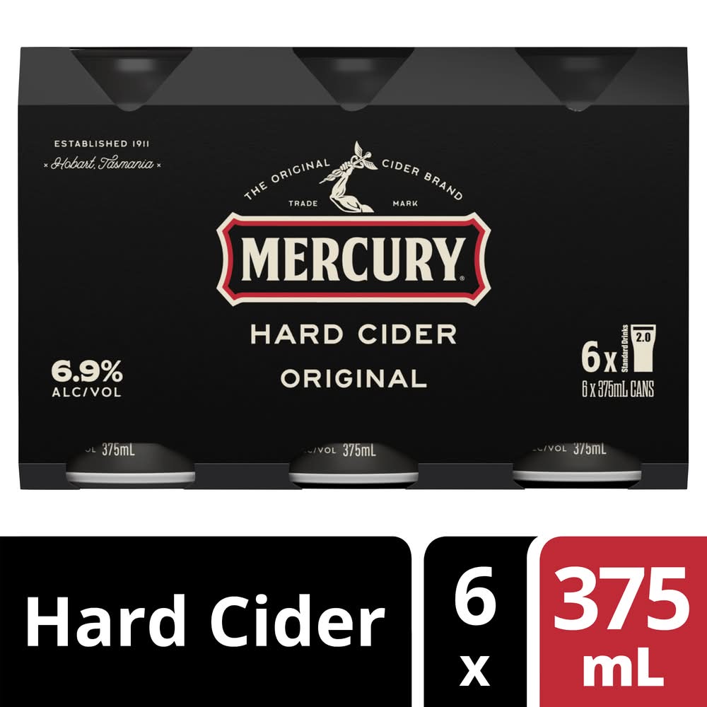 Mercury Original Hard Cider (6 x 375mL)