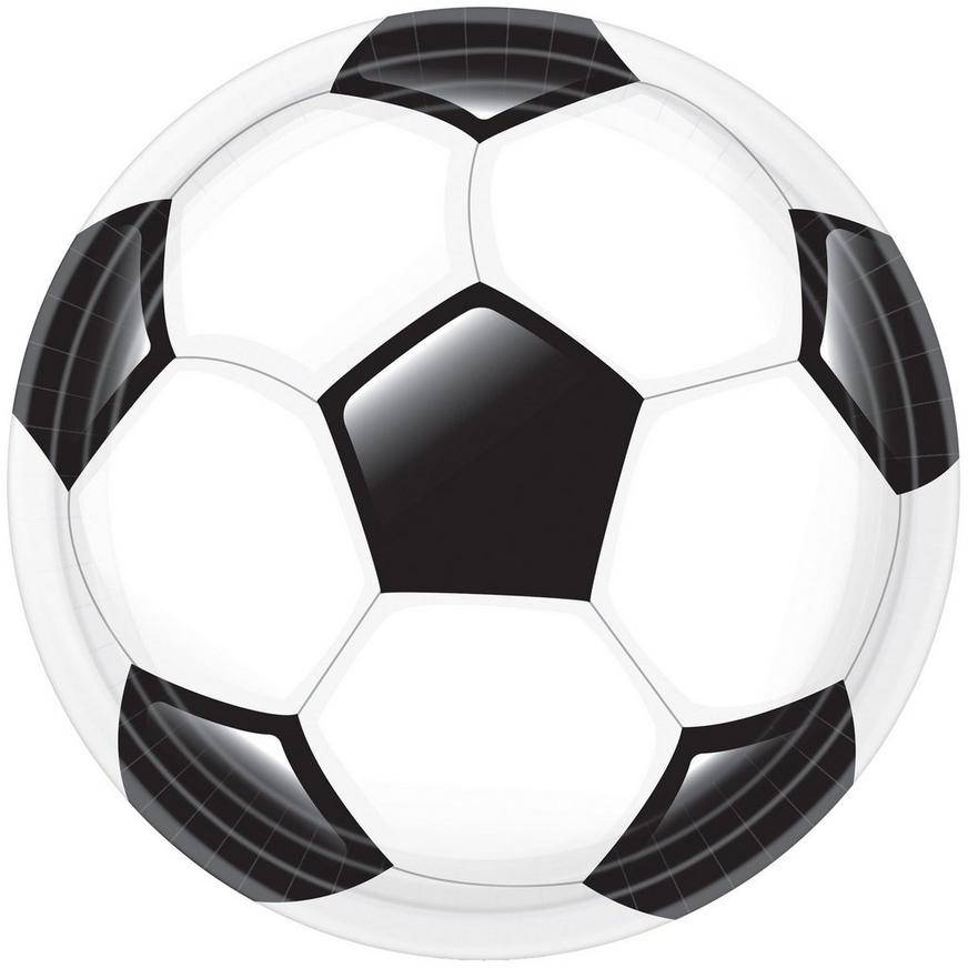 Party City Goal Getter Soccer Dinner Plates (18 ct)