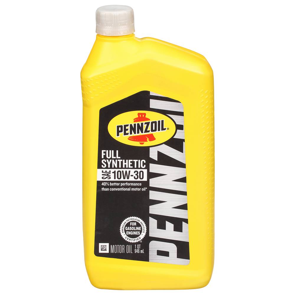 Pennzoil Sae 10w-30 Full Synthetic Motor Oil