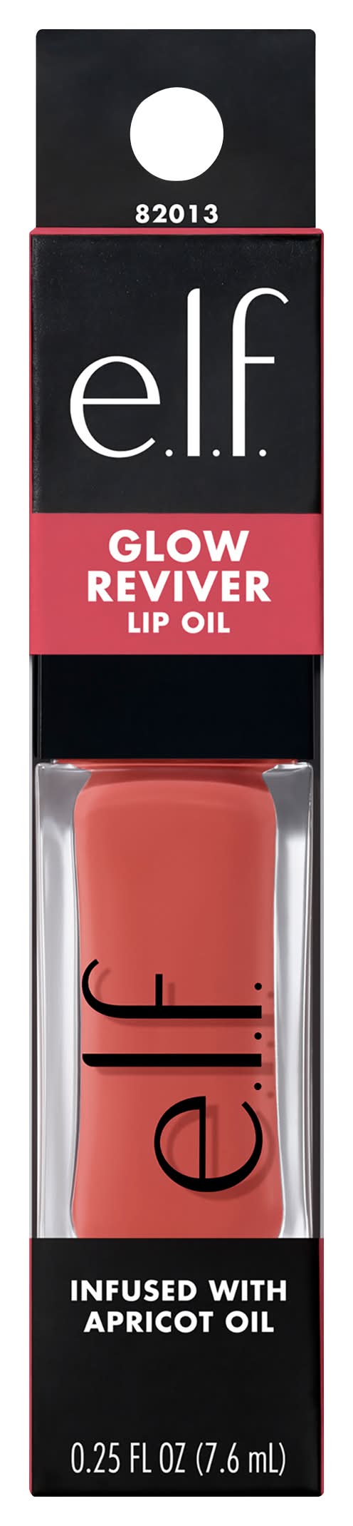 e.l.f. Glow Reviver Lip Oil, It's Giving Guava (0.25 fl oz)