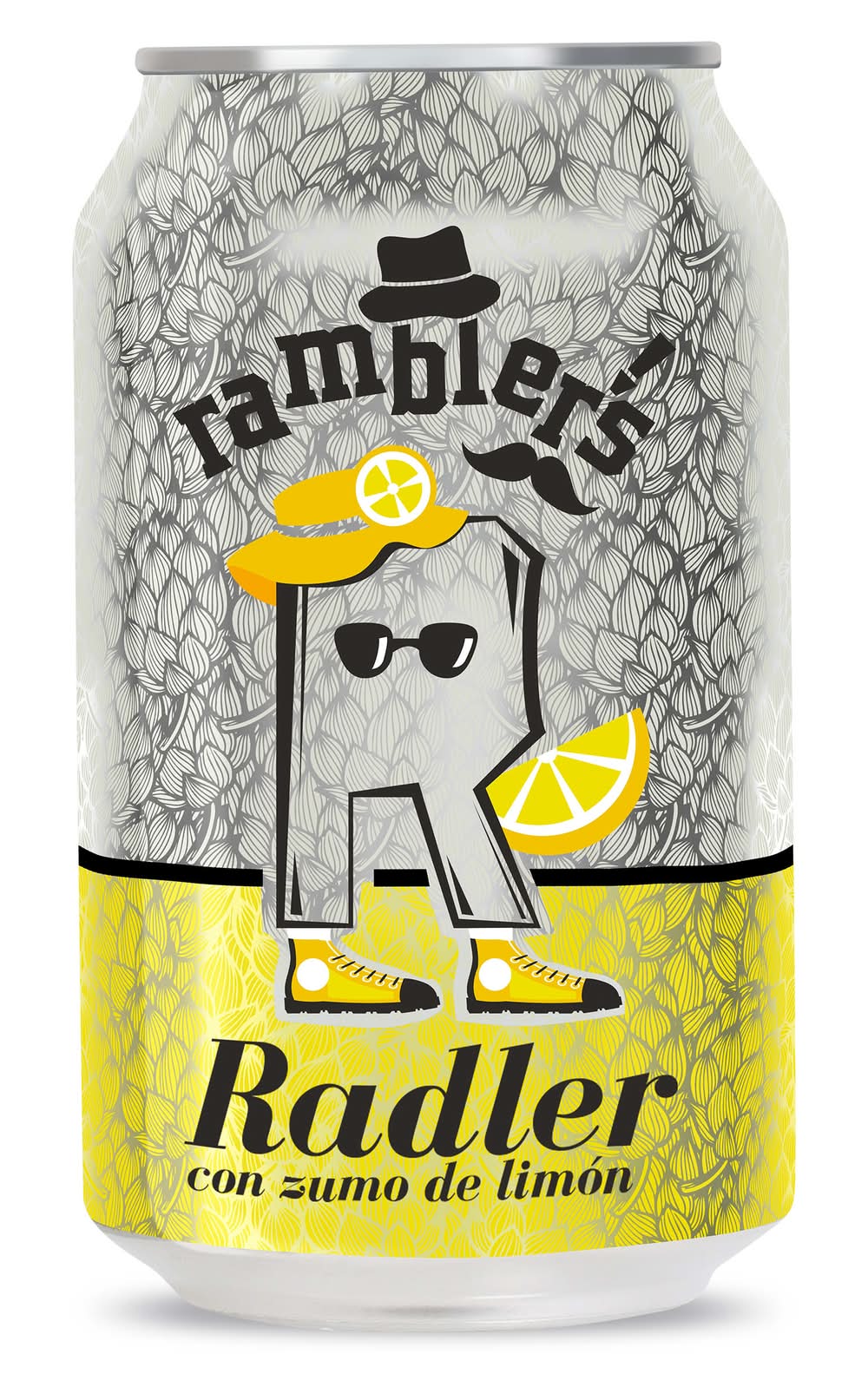Cerveza Radler Con Zumo De Limón Ramblers De Dia Lata 33 Cl