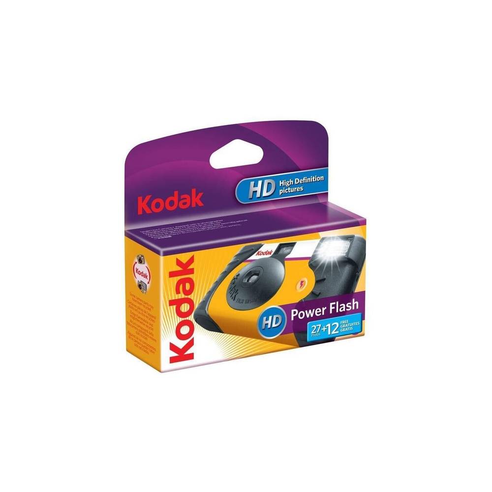 Kodak - Appareil photo jetable fun saver hd 27+12 poses (flash : 3m - films 35 mm )