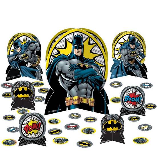 Justice League Heroes Unite Batman Table Decorating Kit 27pc